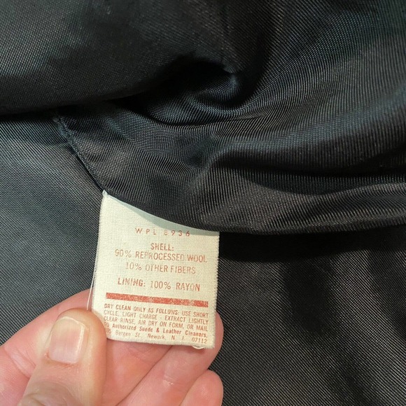 Vtg DeLong St Bernard Parish 1976 Letterman Varsity Jacket Leather Wool Mens Sm - Picture 5 of 12